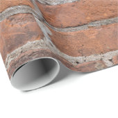 老化させた赤レンガの壁 ラッピングペーパー (ロールコーナー)