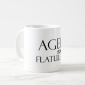 老化させるおよびFlatulent コーヒーマグカップ (正面左)
