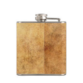 老化させ、擦り切れたなHaidaの精神のフクロウ フラスク (裏面)