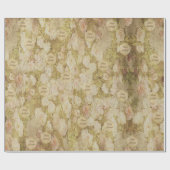 老化させ、衰退したビクトリア時代の人は誕生日-上がりました ラッピングペーパー (フラット)