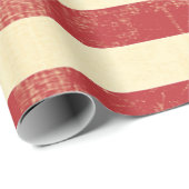 老化した米国旗は衰退しました ラッピングペーパー (ロールコーナー)