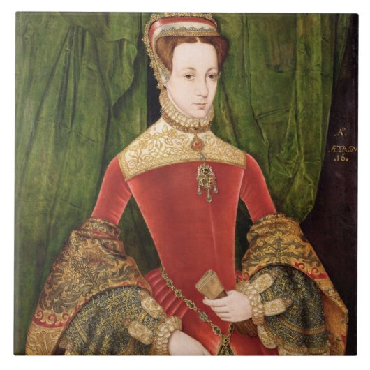 老化する女性のポートレート16前にidentifie タイル (正面)