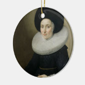 老化する女性のポートレート47 1647年(キャンバスの油) セラミックオーナメント (左)