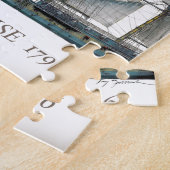 老化する1796年のHMSの驚き ジグソーパズル (側面)