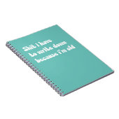 老化のためメモを取らないと ノートブック (右側)