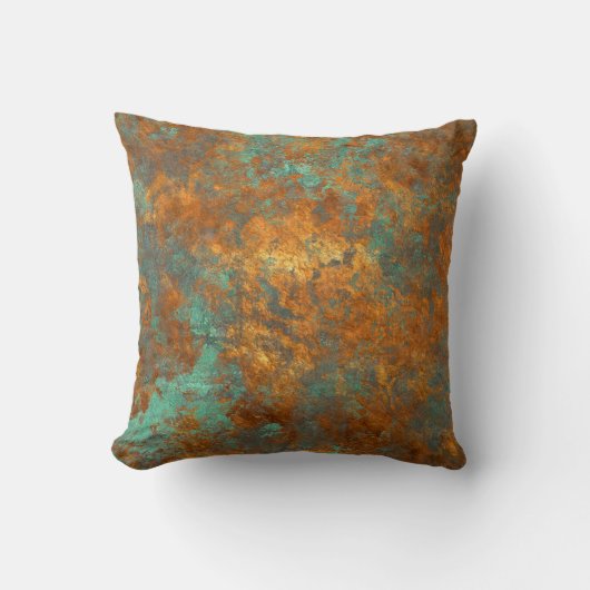 老化腐食金ゴールドクラシックスタイル枕 クッション (正面)