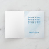 老夫婦が一緒に年を取るハッピーアニバーサリー カード (内部)