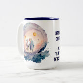 老夫婦バレンタインデー ツートーンマグカップ (正面左)