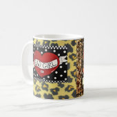 老女があるために予定されるマグ コーヒーマグカップ (正面左)