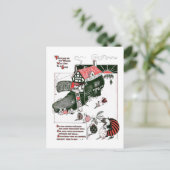 老女の韻が踏まれた子供部屋 ポストカード (スタンド正面)