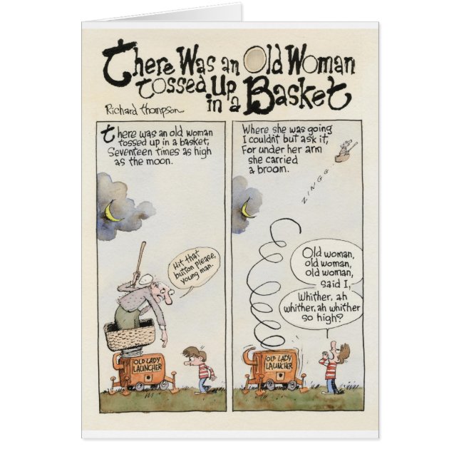 老女カード (正面)