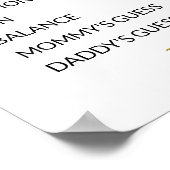 老妻の物語のサインをクマ ポスター (角)