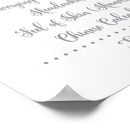 老妻の男の子と女の子の物語ジェンダーを明らかにするサイン ポスター (角)