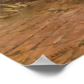 老婆がジャガイモを皮むく ポスター (角)