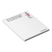 老婆が老いのシンボルや象徴を笑う ノートパッド (アングル)