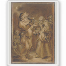 老婆と男の子が暮らすシーン シール