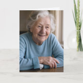 老婆を得るためにニースのおばあさん誕生日 カード (正面)