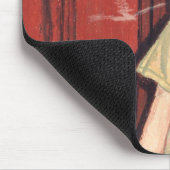 老婦人およびシガー マウスパッド (コーナー)