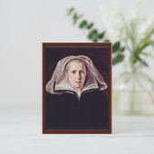 老婦人のポートレート ポストカード (スタンド正面)