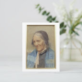 「老婦人の研究」, 1912年 (水彩画・紙に水彩) ポストカード (スタンド正面)