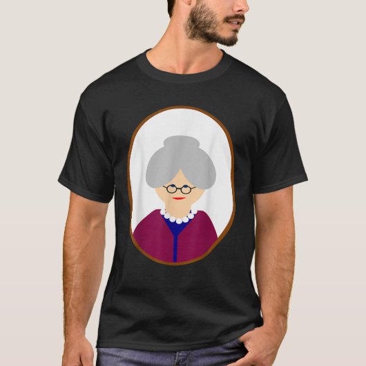 老婦人の衣装 Tシャツ (正面)