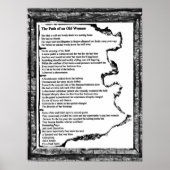 老婦人の道 ポスター (正面)