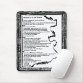 老婦人の道 マウスパッド (マウス)