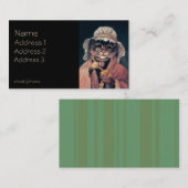 老婦人猫 名刺 (正面/裏面)