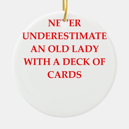 老婦人 オーナメント (正面)