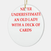 老婦人 オーナメント (左)