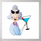 老婦人 ポスター (正面)