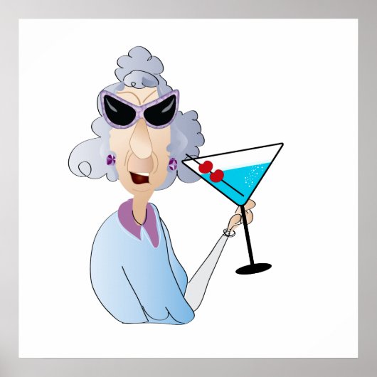 老婦人 ポスター (正面)