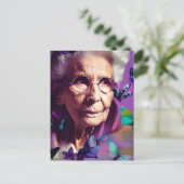 老婦人 ポストカード (スタンド正面)