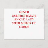 老婦人 ポストカード (正面)