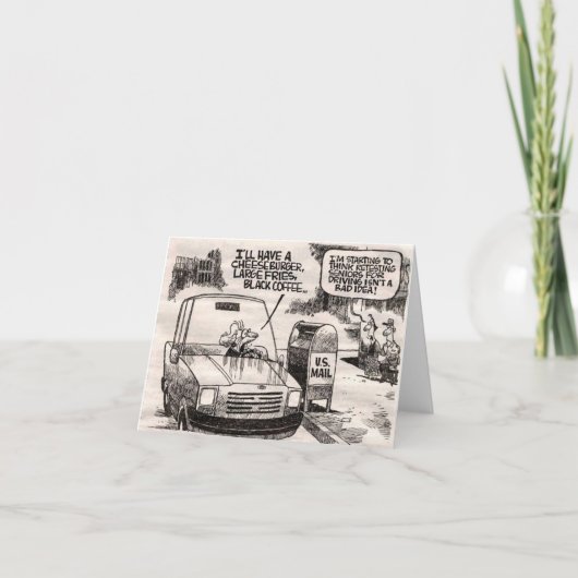 老年のユーモア カード (正面)