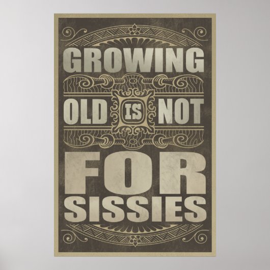 老年のユーモア ポスター (正面)