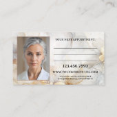 老年エレガント歯医者 予約カード (裏面)