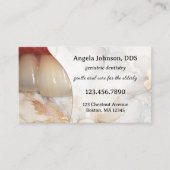 老年エレガント歯医者 予約カード (正面)