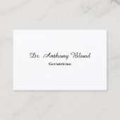 老年医学医 名刺 (裏面)
