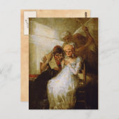 老年女人の時代 フランシスコ・ホセ・デ・ゴヤ ポストカード (正面/裏面)