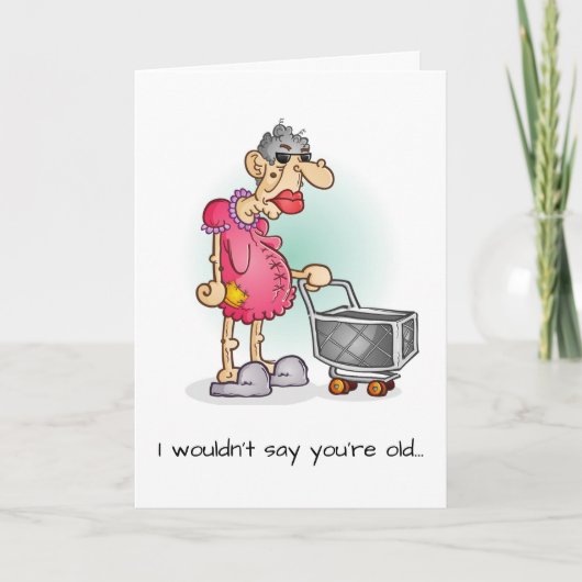 老後おもしろい誕生日カード シーズンカード (正面)
