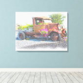 老後で実り多い キャンバスプリント (インサイチュ (ウッドフロア))