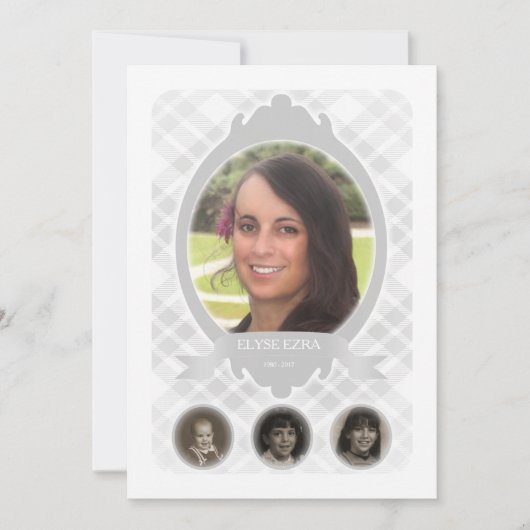 老後の写真記念発表 案内状 (正面)