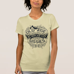 老後は老後の備えが無い Tシャツ