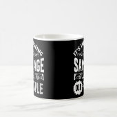 老後風変わりと同じ年だ コーヒーマグカップ (中央)