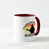 老後風変わりと同じ年だ マグカップ (正面右)