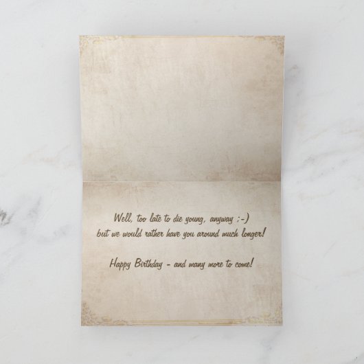 老最低! カード (内部)