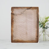 老朽化したひび割れた染色ヴィンテージレターヘッド (スタンド正面)