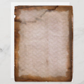 老朽化したひび割れた染色ヴィンテージレターヘッド (正面/裏面)