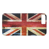 老朽化したユニオンジャック Case-Mate iPhoneケース (裏面(横))